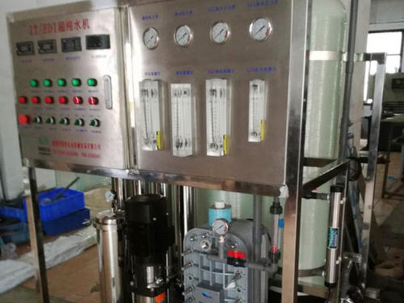 EDI模塊對海水和高鹽度苦咸水，設產水沖洗管路